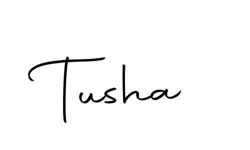 How to make Tusha name signature. Use Autography-DOLnW style for creating short signs online. This is the latest handwritten sign. Tusha signature style 10 images and pictures png