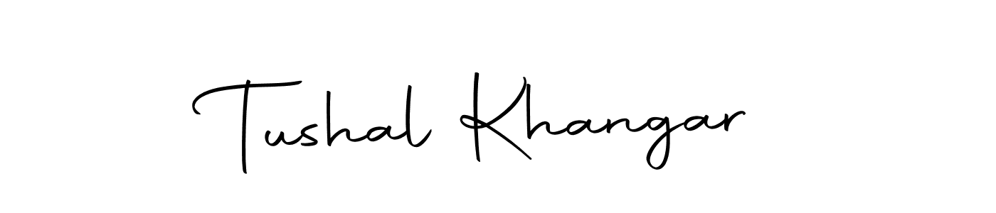 This is the best signature style for the Tushal Khangar name. Also you like these signature font (Autography-DOLnW). Mix name signature. Tushal Khangar signature style 10 images and pictures png