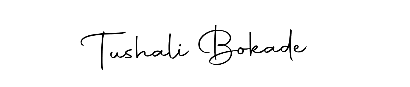 Autography-DOLnW is a professional signature style that is perfect for those who want to add a touch of class to their signature. It is also a great choice for those who want to make their signature more unique. Get Tushali Bokade name to fancy signature for free. Tushali Bokade signature style 10 images and pictures png