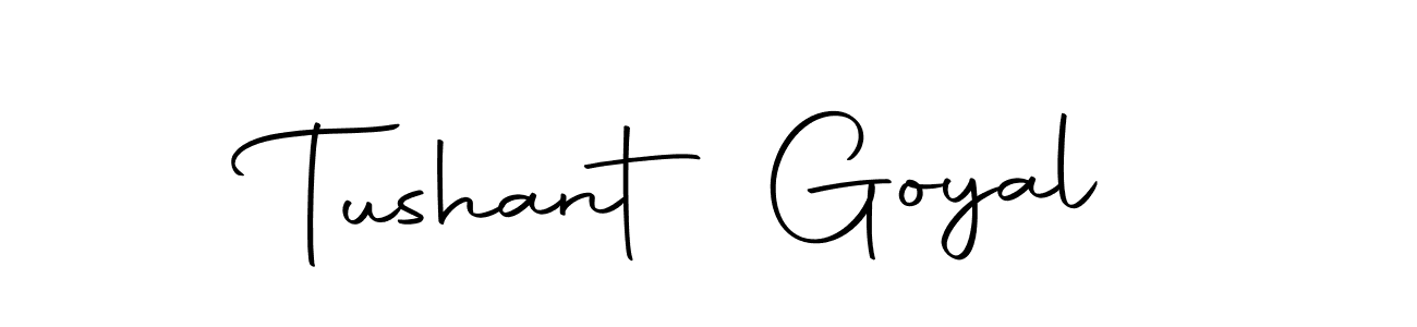 This is the best signature style for the Tushant Goyal name. Also you like these signature font (Autography-DOLnW). Mix name signature. Tushant Goyal signature style 10 images and pictures png