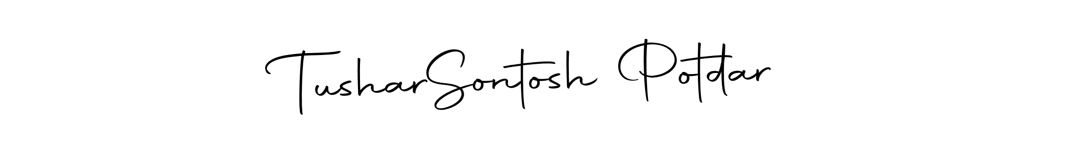 Make a beautiful signature design for name Tushar  Sontosh Potdar. With this signature (Autography-DOLnW) style, you can create a handwritten signature for free. Tushar  Sontosh Potdar signature style 10 images and pictures png