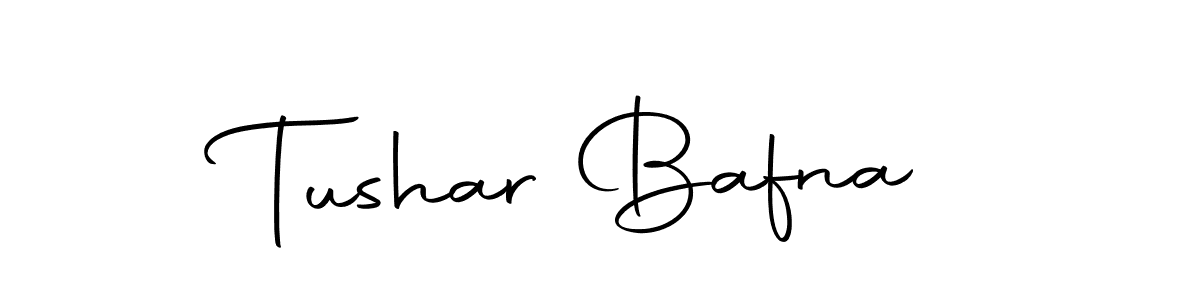 The best way (Autography-DOLnW) to make a short signature is to pick only two or three words in your name. The name Tushar Bafna include a total of six letters. For converting this name. Tushar Bafna signature style 10 images and pictures png