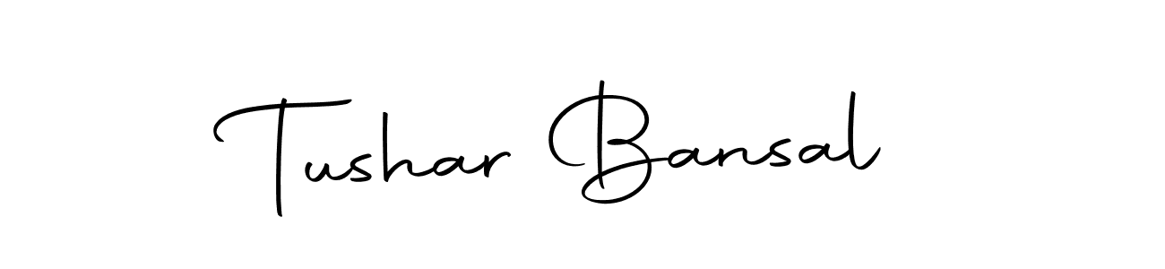 Design your own signature with our free online signature maker. With this signature software, you can create a handwritten (Autography-DOLnW) signature for name Tushar Bansal. Tushar Bansal signature style 10 images and pictures png