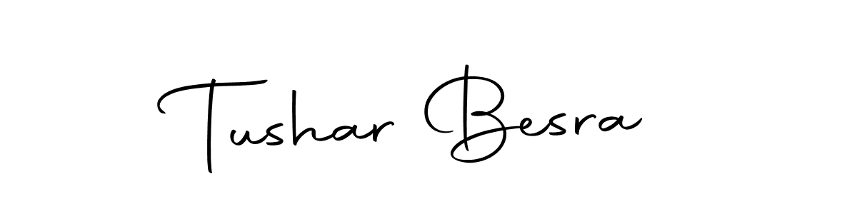 Use a signature maker to create a handwritten signature online. With this signature software, you can design (Autography-DOLnW) your own signature for name Tushar Besra. Tushar Besra signature style 10 images and pictures png