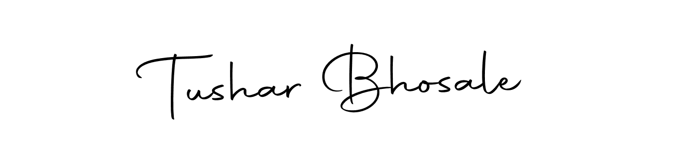 The best way (Autography-DOLnW) to make a short signature is to pick only two or three words in your name. The name Tushar Bhosale include a total of six letters. For converting this name. Tushar Bhosale signature style 10 images and pictures png