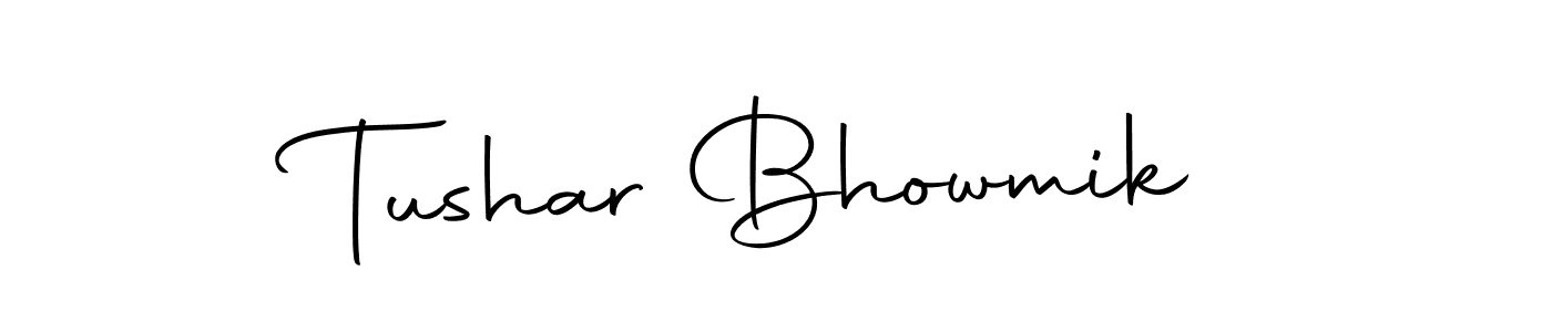 Here are the top 10 professional signature styles for the name Tushar Bhowmik. These are the best autograph styles you can use for your name. Tushar Bhowmik signature style 10 images and pictures png