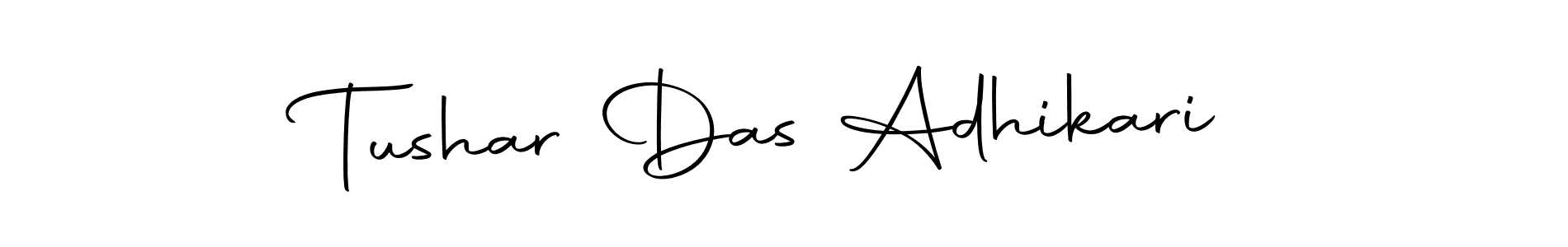 Make a beautiful signature design for name Tushar Das Adhikari. Use this online signature maker to create a handwritten signature for free. Tushar Das Adhikari signature style 10 images and pictures png