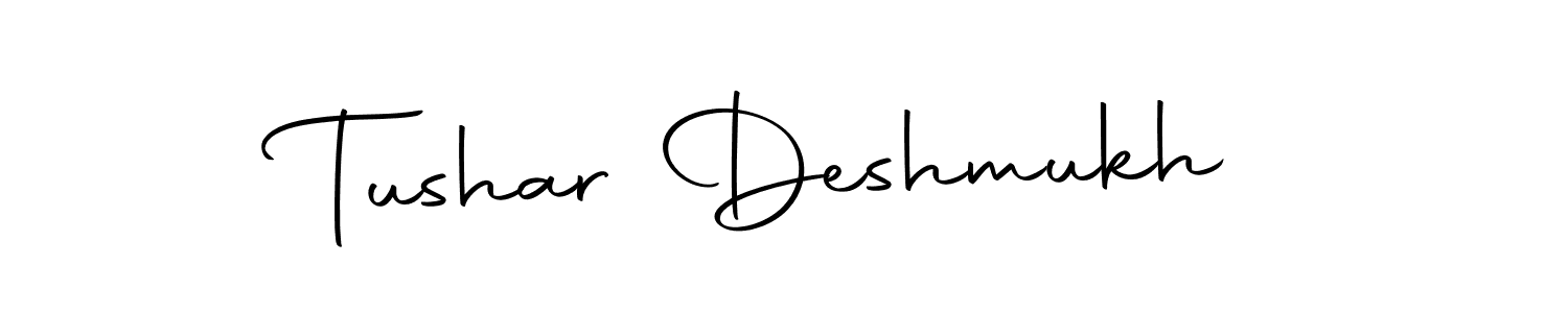 Autography-DOLnW is a professional signature style that is perfect for those who want to add a touch of class to their signature. It is also a great choice for those who want to make their signature more unique. Get Tushar Deshmukh name to fancy signature for free. Tushar Deshmukh signature style 10 images and pictures png