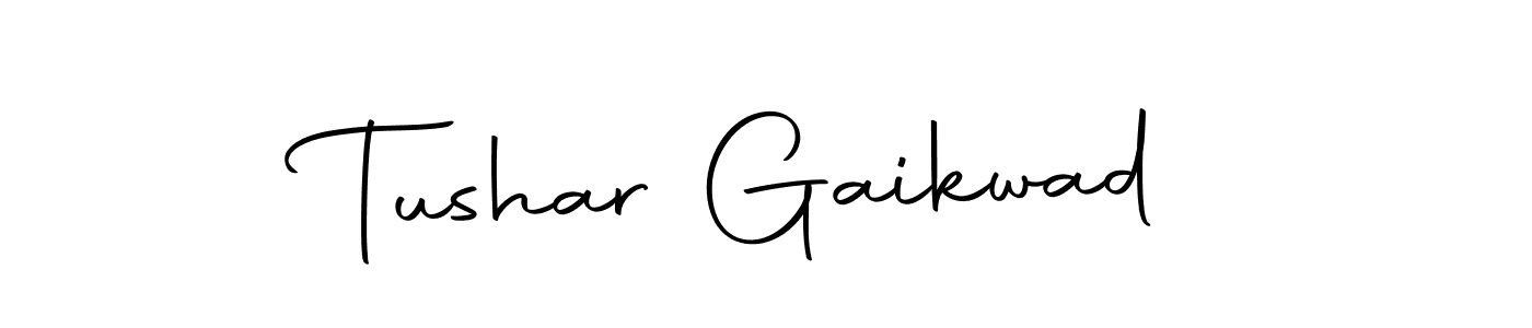 Make a short Tushar Gaikwad signature style. Manage your documents anywhere anytime using Autography-DOLnW. Create and add eSignatures, submit forms, share and send files easily. Tushar Gaikwad signature style 10 images and pictures png
