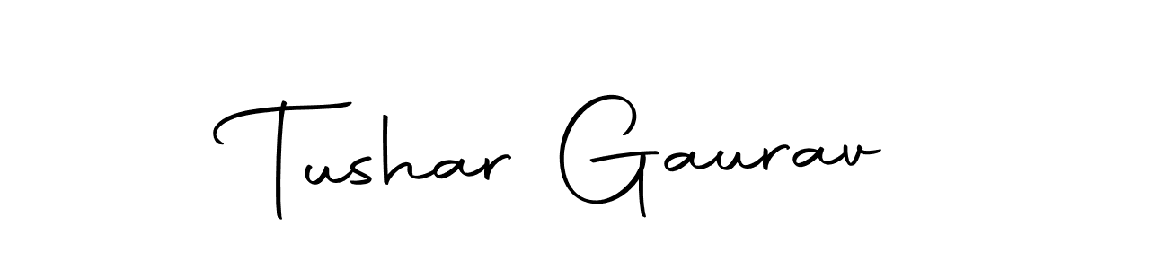 Design your own signature with our free online signature maker. With this signature software, you can create a handwritten (Autography-DOLnW) signature for name Tushar Gaurav. Tushar Gaurav signature style 10 images and pictures png