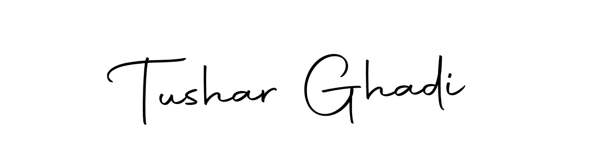 if you are searching for the best signature style for your name Tushar Ghadi. so please give up your signature search. here we have designed multiple signature styles  using Autography-DOLnW. Tushar Ghadi signature style 10 images and pictures png