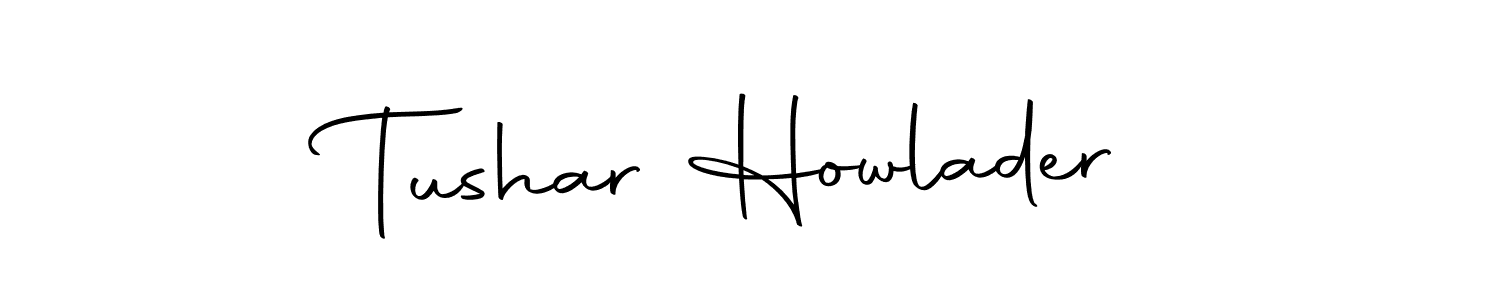 Make a beautiful signature design for name Tushar Howlader. Use this online signature maker to create a handwritten signature for free. Tushar Howlader signature style 10 images and pictures png