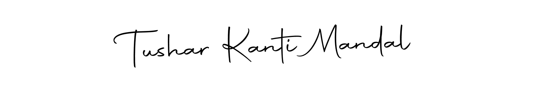 Create a beautiful signature design for name Tushar Kanti Mandal. With this signature (Autography-DOLnW) fonts, you can make a handwritten signature for free. Tushar Kanti Mandal signature style 10 images and pictures png