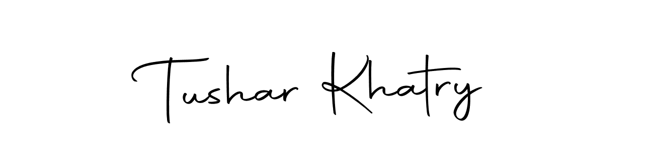 Also You can easily find your signature by using the search form. We will create Tushar Khatry name handwritten signature images for you free of cost using Autography-DOLnW sign style. Tushar Khatry signature style 10 images and pictures png