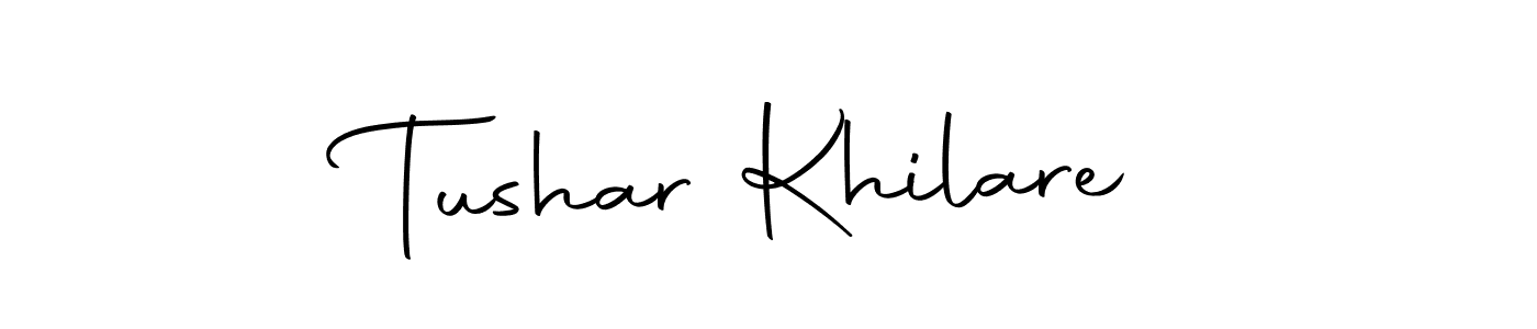 if you are searching for the best signature style for your name Tushar Khilare. so please give up your signature search. here we have designed multiple signature styles  using Autography-DOLnW. Tushar Khilare signature style 10 images and pictures png