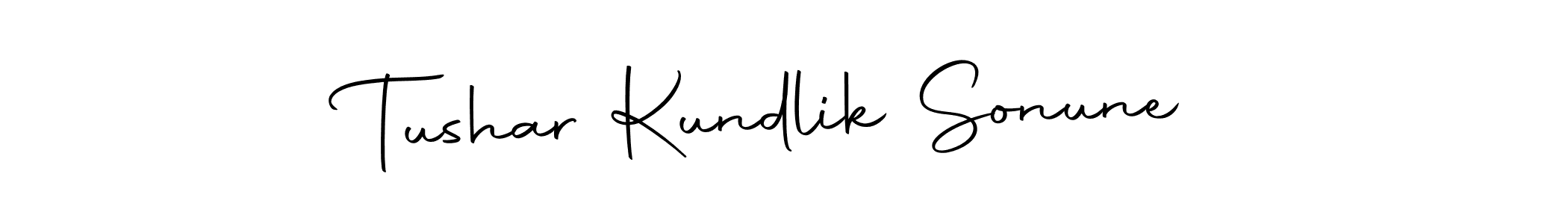 Also we have Tushar Kundlik Sonune name is the best signature style. Create professional handwritten signature collection using Autography-DOLnW autograph style. Tushar Kundlik Sonune signature style 10 images and pictures png