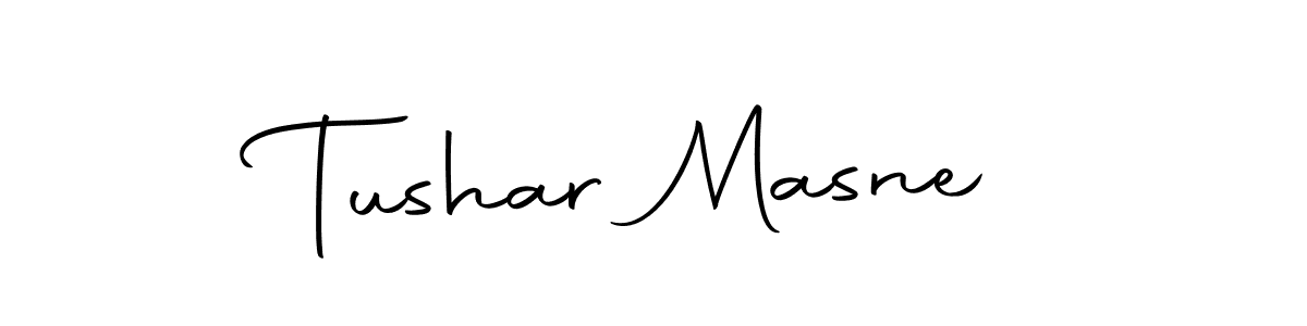 Make a short Tushar Masne signature style. Manage your documents anywhere anytime using Autography-DOLnW. Create and add eSignatures, submit forms, share and send files easily. Tushar Masne signature style 10 images and pictures png
