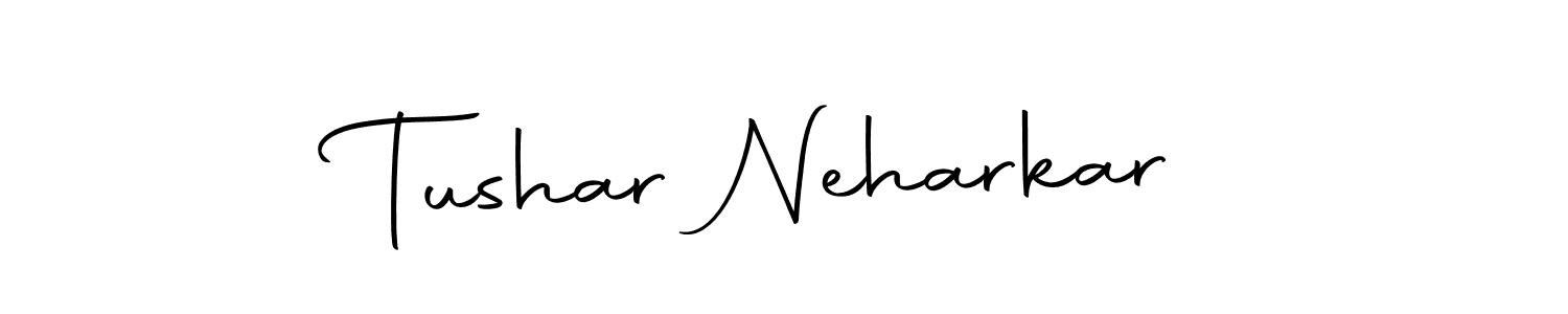 Design your own signature with our free online signature maker. With this signature software, you can create a handwritten (Autography-DOLnW) signature for name Tushar Neharkar. Tushar Neharkar signature style 10 images and pictures png