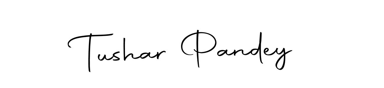 You should practise on your own different ways (Autography-DOLnW) to write your name (Tushar Pandey) in signature. don't let someone else do it for you. Tushar Pandey signature style 10 images and pictures png