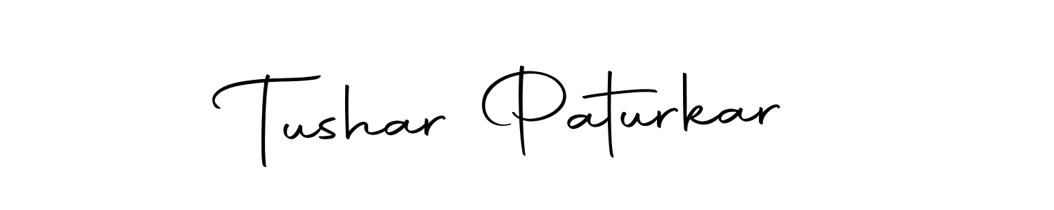 Use a signature maker to create a handwritten signature online. With this signature software, you can design (Autography-DOLnW) your own signature for name Tushar Paturkar. Tushar Paturkar signature style 10 images and pictures png