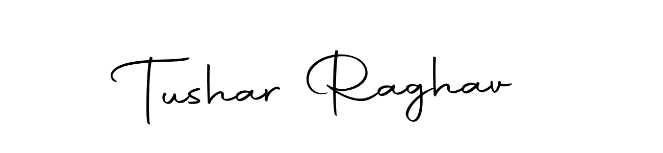 You should practise on your own different ways (Autography-DOLnW) to write your name (Tushar Raghav) in signature. don't let someone else do it for you. Tushar Raghav signature style 10 images and pictures png