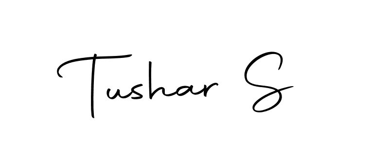 Design your own signature with our free online signature maker. With this signature software, you can create a handwritten (Autography-DOLnW) signature for name Tushar S. Tushar S signature style 10 images and pictures png