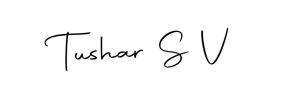 How to Draw Tushar S V signature style? Autography-DOLnW is a latest design signature styles for name Tushar S V. Tushar S V signature style 10 images and pictures png