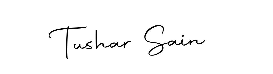 Also we have Tushar Sain name is the best signature style. Create professional handwritten signature collection using Autography-DOLnW autograph style. Tushar Sain signature style 10 images and pictures png