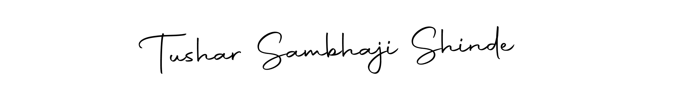 Also we have Tushar Sambhaji Shinde name is the best signature style. Create professional handwritten signature collection using Autography-DOLnW autograph style. Tushar Sambhaji Shinde signature style 10 images and pictures png