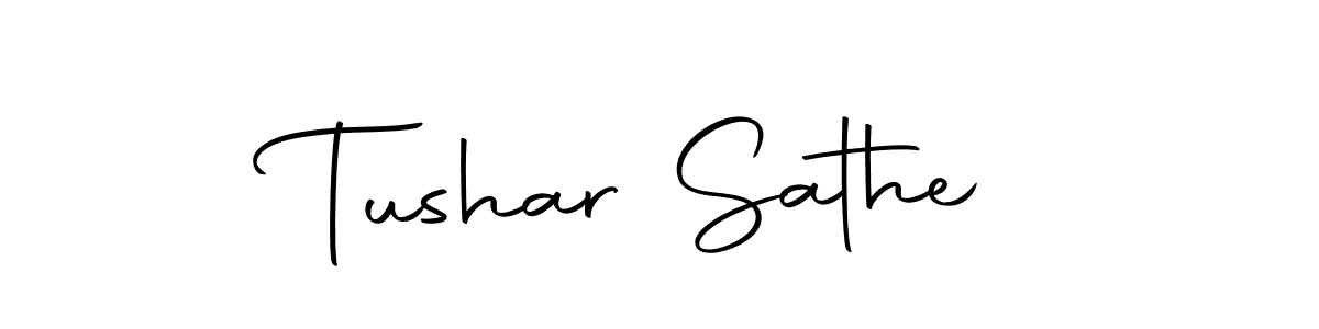 Make a beautiful signature design for name Tushar Sathe. Use this online signature maker to create a handwritten signature for free. Tushar Sathe signature style 10 images and pictures png