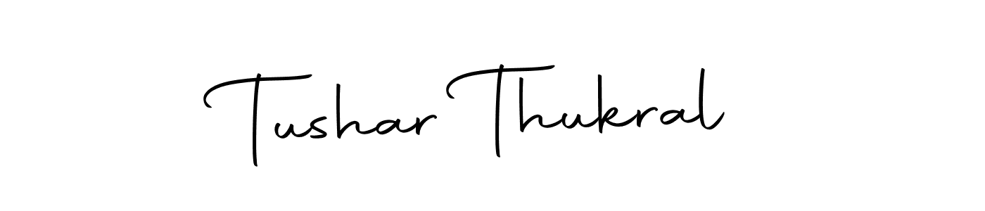 Design your own signature with our free online signature maker. With this signature software, you can create a handwritten (Autography-DOLnW) signature for name Tushar Thukral. Tushar Thukral signature style 10 images and pictures png
