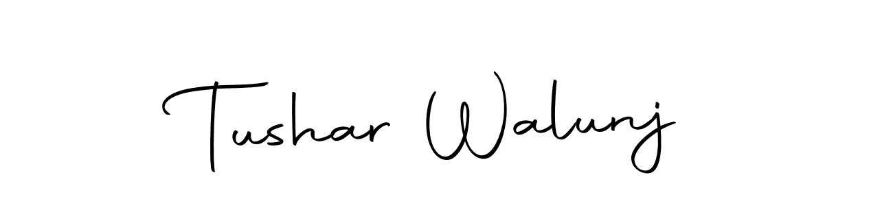 Make a beautiful signature design for name Tushar Walunj. Use this online signature maker to create a handwritten signature for free. Tushar Walunj signature style 10 images and pictures png