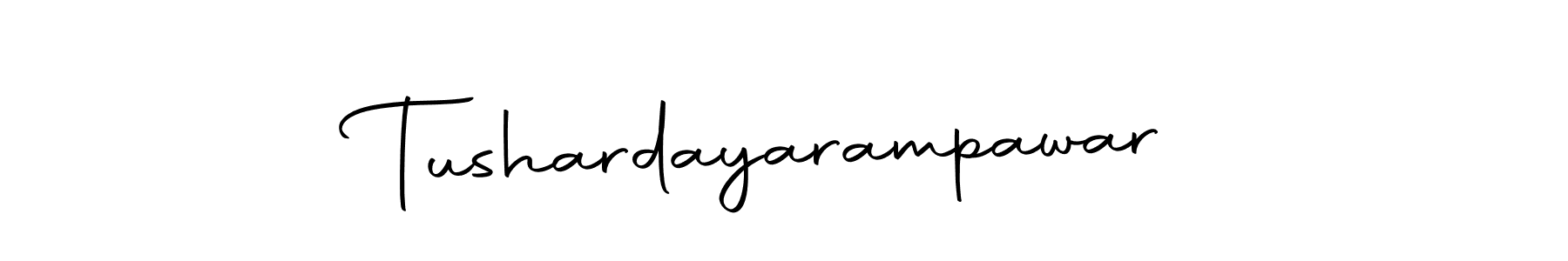 How to make Tushardayarampawar signature? Autography-DOLnW is a professional autograph style. Create handwritten signature for Tushardayarampawar name. Tushardayarampawar signature style 10 images and pictures png