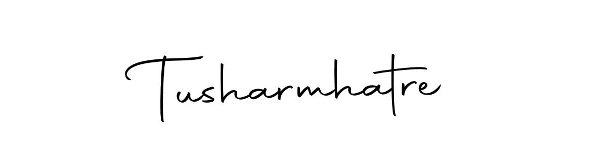 How to make Tusharmhatre name signature. Use Autography-DOLnW style for creating short signs online. This is the latest handwritten sign. Tusharmhatre signature style 10 images and pictures png