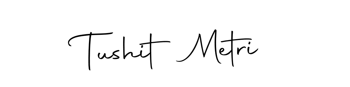 Make a beautiful signature design for name Tushit Metri. Use this online signature maker to create a handwritten signature for free. Tushit Metri signature style 10 images and pictures png
