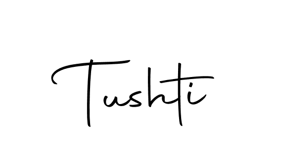 How to make Tushti signature? Autography-DOLnW is a professional autograph style. Create handwritten signature for Tushti name. Tushti signature style 10 images and pictures png