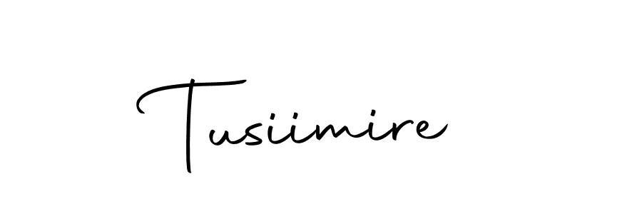Design your own signature with our free online signature maker. With this signature software, you can create a handwritten (Autography-DOLnW) signature for name Tusiimire. Tusiimire signature style 10 images and pictures png
