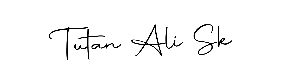 The best way (Autography-DOLnW) to make a short signature is to pick only two or three words in your name. The name Tutan Ali Sk include a total of six letters. For converting this name. Tutan Ali Sk signature style 10 images and pictures png