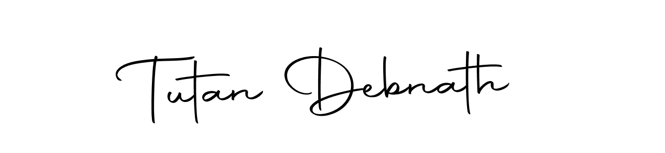 How to make Tutan Debnath name signature. Use Autography-DOLnW style for creating short signs online. This is the latest handwritten sign. Tutan Debnath signature style 10 images and pictures png