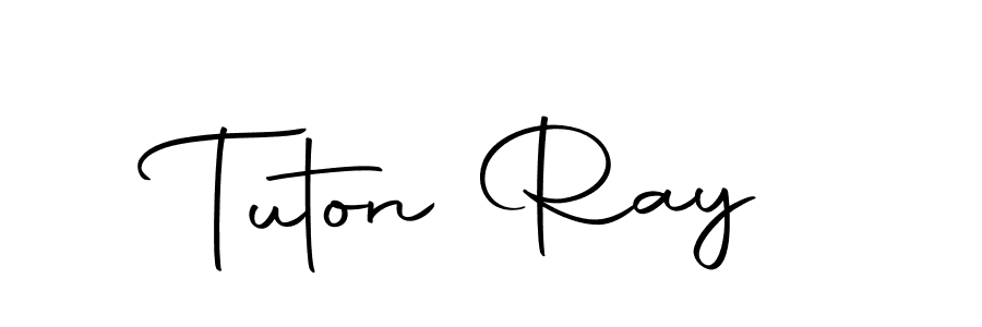 Create a beautiful signature design for name Tuton Ray. With this signature (Autography-DOLnW) fonts, you can make a handwritten signature for free. Tuton Ray signature style 10 images and pictures png