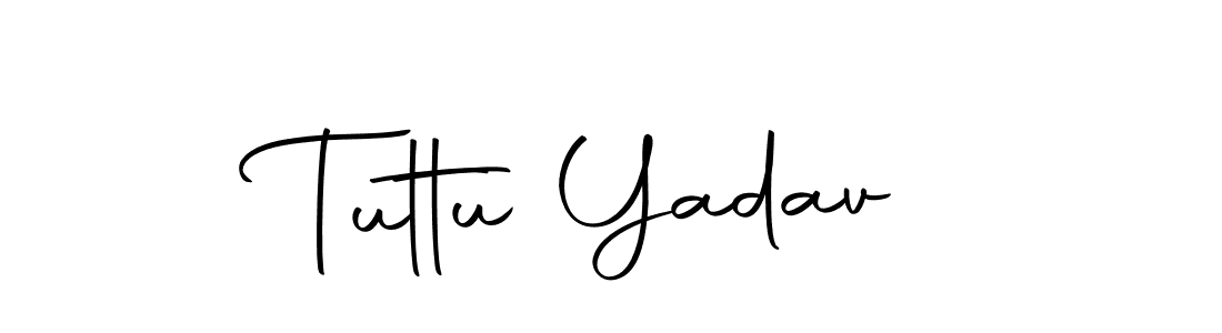 Create a beautiful signature design for name Tuttu Yadav. With this signature (Autography-DOLnW) fonts, you can make a handwritten signature for free. Tuttu Yadav signature style 10 images and pictures png