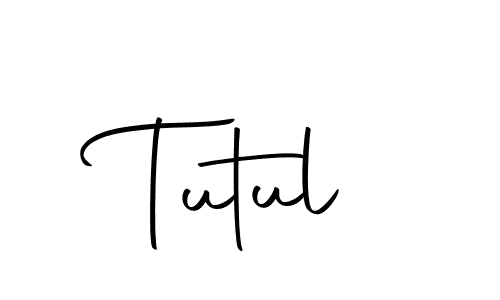 How to make Tutul signature? Autography-DOLnW is a professional autograph style. Create handwritten signature for Tutul name. Tutul signature style 10 images and pictures png