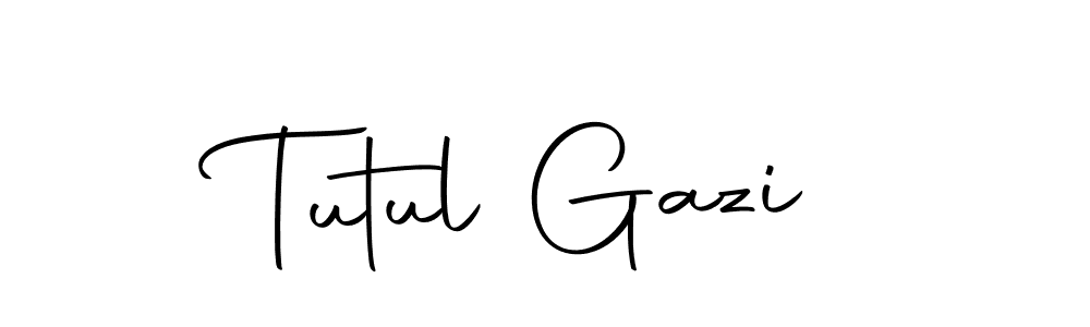 The best way (Autography-DOLnW) to make a short signature is to pick only two or three words in your name. The name Tutul Gazi include a total of six letters. For converting this name. Tutul Gazi signature style 10 images and pictures png