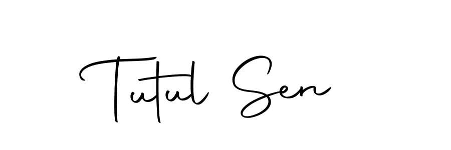 How to make Tutul Sen signature? Autography-DOLnW is a professional autograph style. Create handwritten signature for Tutul Sen name. Tutul Sen signature style 10 images and pictures png
