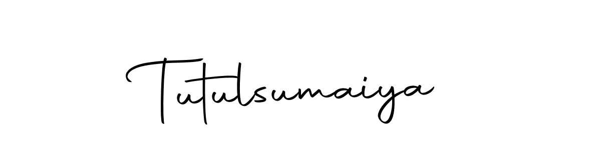 Make a short Tutulsumaiya signature style. Manage your documents anywhere anytime using Autography-DOLnW. Create and add eSignatures, submit forms, share and send files easily. Tutulsumaiya signature style 10 images and pictures png