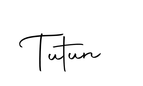 Use a signature maker to create a handwritten signature online. With this signature software, you can design (Autography-DOLnW) your own signature for name Tutun. Tutun signature style 10 images and pictures png