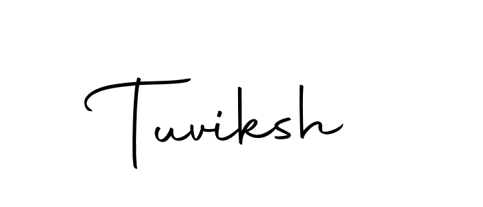 The best way (Autography-DOLnW) to make a short signature is to pick only two or three words in your name. The name Tuviksh include a total of six letters. For converting this name. Tuviksh signature style 10 images and pictures png