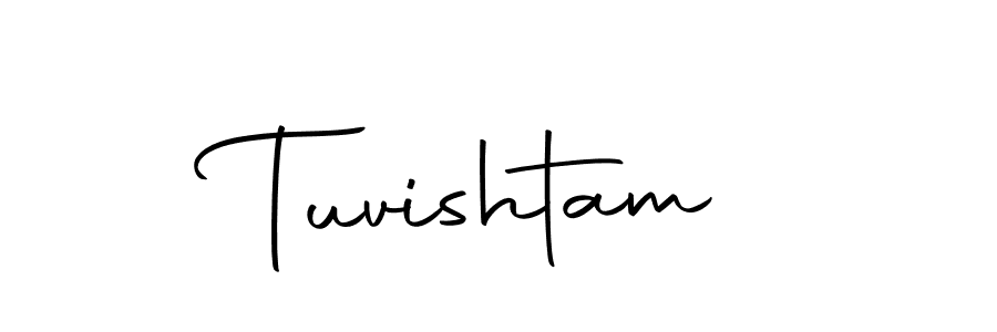 Create a beautiful signature design for name Tuvishtam. With this signature (Autography-DOLnW) fonts, you can make a handwritten signature for free. Tuvishtam signature style 10 images and pictures png