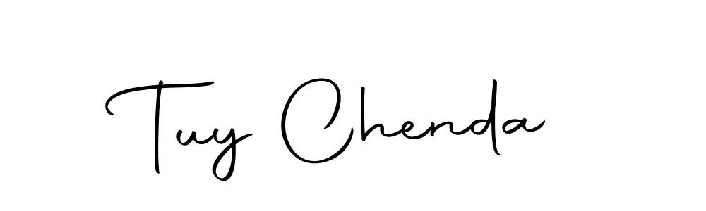Make a beautiful signature design for name Tuy Chenda. With this signature (Autography-DOLnW) style, you can create a handwritten signature for free. Tuy Chenda signature style 10 images and pictures png