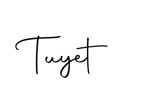 Use a signature maker to create a handwritten signature online. With this signature software, you can design (Autography-DOLnW) your own signature for name Tuyet. Tuyet signature style 10 images and pictures png